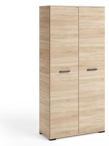 Šatníková dvojdverová skriňa 90 cm KLENRI - dub sonoma