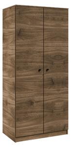Dvojdverová šatníková skriňa 80 cm MIRIEL - brandy castello