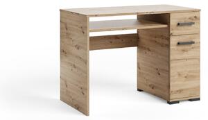 Písací stôl 105 cm KLENRI - dub artisan