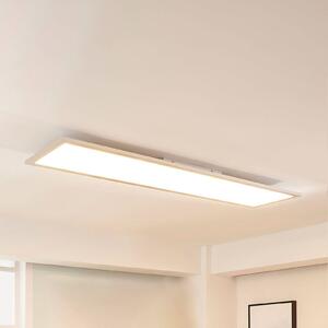 Arcchio LED panel Lysander, 50W, 119cm, strieborný, Hliník / sivá / zinok, Pracovňa / Kancelária, Hliník, Stropné svetlo