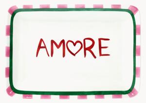 Servírovací tanier Amore New Milk & C Viva L'Italia