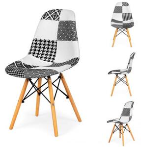Bestent Jedálenská stolička patchworková White