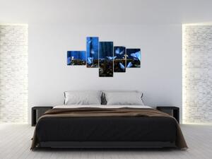Obraz - modrí motýle (Obraz 150x85cm)
