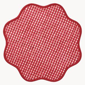 Okrúhle kárované prestieranie Scallop