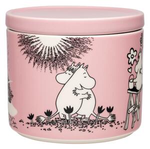 Arabia Dóza Moomin Love 0,7l, ružová / 30. výročie
