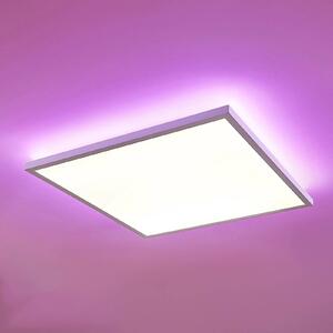 Arcchio LED panel Brenda, 60 cx cm, diaľkové ovládanie, Biela / opálová, Obývacia izba / jedáleň, Moderný, Stropné svetlo