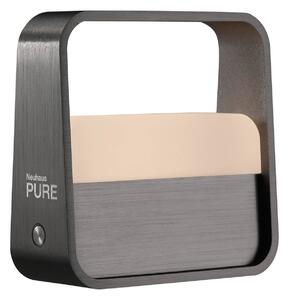 Stolové Lampa PURE, PURE Go, stmievateľné, Sivá, Obývacia izba, Hliník, Moderný