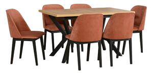 Skladací stôl 140/180x80 so stoličkami L008