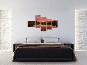 Obraz s jazerom na stenu (Obraz 150x85cm)