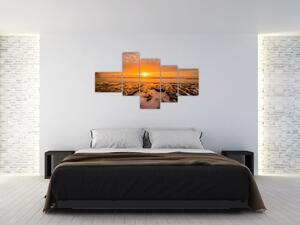 Obraz zapadajúceho slnka (Obraz 150x85cm)
