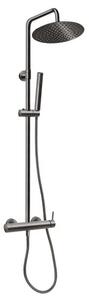 Sprchový systém Novaservis Ferro Ciriculus s pákovou batériou gun metal NP85-BCK7UGM