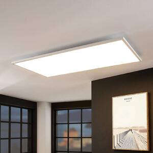 Arcchio LED panel Brenda, 120 x 60 cm, diaľkové ovládanie, Biela / opálová, Obývacia izba / jedáleň, Moderný, Stropné svetlo