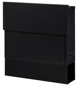 Poštová schránka (410x430x102mm),list: B4 Farba: Čierna RAL 9005