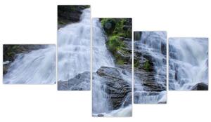 Obraz s vodopádmi na stenu (Obraz 150x85cm)