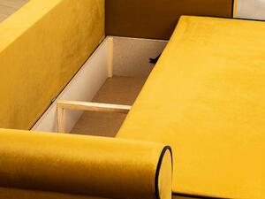 Merida Lounge Set Pohovka s 2 kreslá Žltá