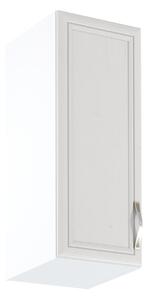 Horná kuchynská skrinka SILVARA - šírka 30 cm, borovica andersen/biela, ľavé prevedenie