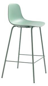 Svetlozelená plastová barová stolička (výška sedadla 67,5 cm) Whitby – Unique Furniture