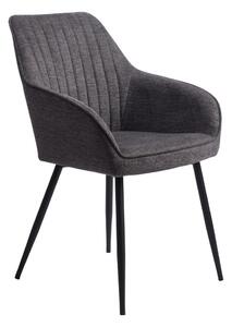Tmavosivá jedálenská stolička Nolan – Unique Furniture