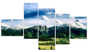 Horský výhľad - moderné obrazy (Obraz 150x85cm)