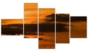 Západ slnka - moderné obrazy (Obraz 150x85cm)