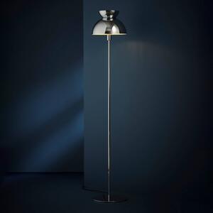 FRANDSEN Stojacia lampa Butterfly, chrómová farba, 135 cm, E14, Chrómová / strieborná, Obývacia izba / jedáleň, kov, Dizajn, Stolová lampa