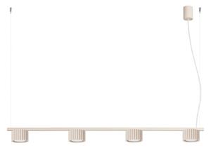 Sollux SL.2697 - Závesný luster AURA na lankách 4xGX53/10W/230V krémový