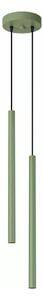 Sollux SL.2134 - Závesný luster na lanku PASTELO 2xG9/8W/230V zelený