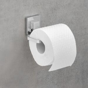 WENKO Držiak toaletného papiera BEZ VŔTANIA VacuumLoc QUADRO chróm 6x14x11 cm