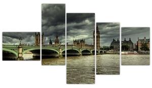 Londýnsky Big Ben - obrazy (Obraz 150x85cm)