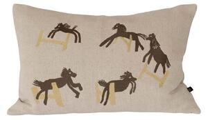 Vyšívaný poťah na vankúš Jumping Horse 38 × 58 cm