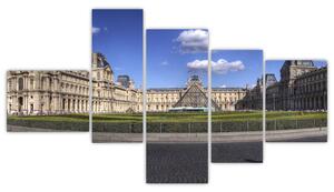 Múzeum Louvre - obraz (Obraz 150x85cm)