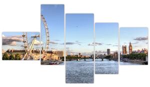 Londýnske oko (London eye) - obraz do bytu (Obraz 150x85cm)