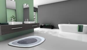 GRUND Kúpeľňová predložka LAKE sivo-strieborná Rozmer: 70x105 cm