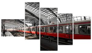 Obraz vlakovej stanice (Obraz 150x85cm)