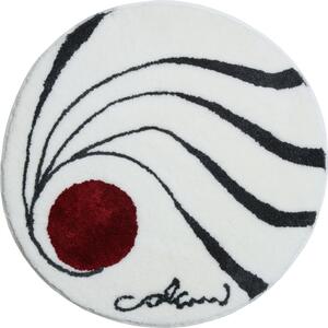 GRUND Kúpeľňový koberec Colani 18 biely Rozmer: 50x80 cm polkruh