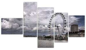 Londýnske oko (London eye) - obraz (Obraz 150x85cm)