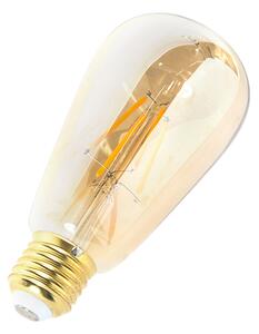 Sada 3 stmievateľných LED žiaroviek E27 ST64 Goldline 5W 380lm 2200K