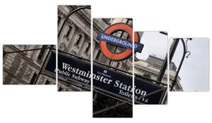 Stanica londýnskeho metra - obraz (Obraz 150x85cm)
