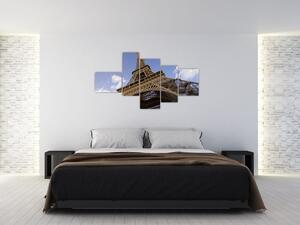 Eiffelova veža - obrazy do bytu (Obraz 150x85cm)