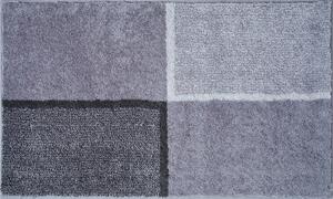 GRUND Kúpeľňový koberec DIVISO sivý Rozmer: 47x50 cm - na poklop WC alebo ako sedadlo na stoličku