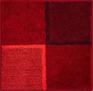 GRUND Kúpeľňový koberec DIVISO rubín Rozmer: 50x60 cm s výrezom pre WC