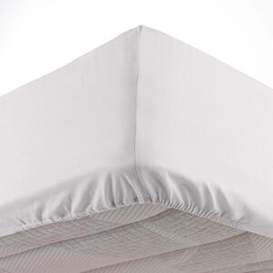 Biela napínacia plachta z mikrovlákna 90x190 cm Oscar – douceur d'intérieur