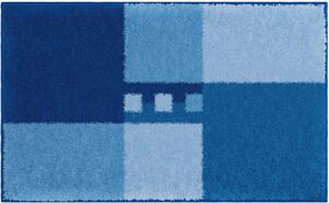 GRUND Kúpeľňový koberec MERKUR modrý Rozmer: 40x50 cm bez výrezu+50x80 cm