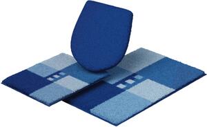 GRUND Kúpeľňový koberec MERKUR modrý Rozmer: 60x100 cm