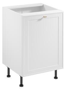 Dolná jednodverová skrinka SALERNO - šírka 60 cm, biela