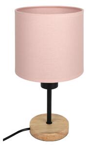 Brilagi - Stolná lampa BOBO WOOD 1xE27/25W/230V dub/čierna/ružová
