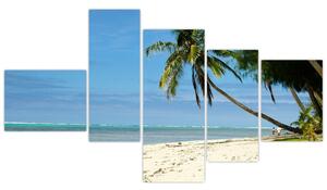 Fotka pláže - obraz (Obraz 150x85cm)