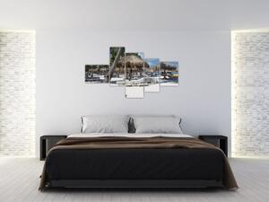 Plážový rezort - obrazy (Obraz 150x85cm)