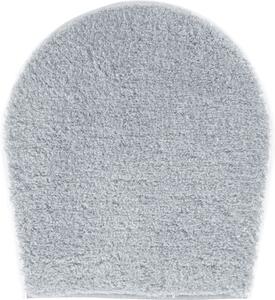GRUND Kúpeľňová rohožka MELANGE strieborná Rozmer: 47x50 cm - na poklop WC alebo ako sedadlo na stoličku
