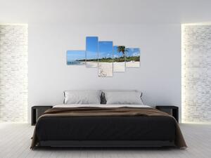 Exotická pláž - obraz (Obraz 150x85cm)